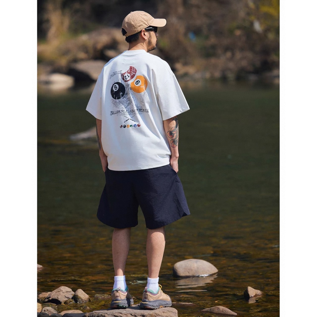 Billiards club back print tee 1413 - 6