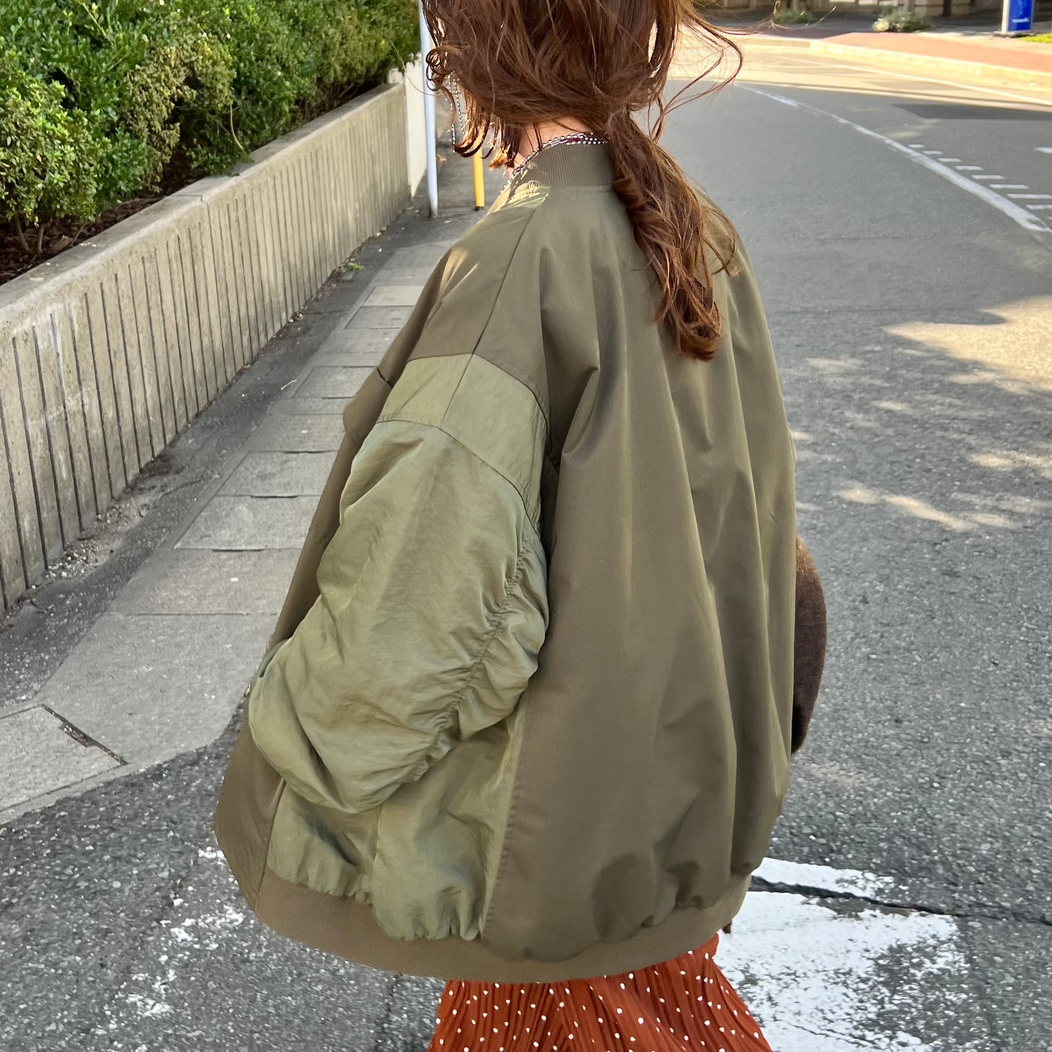 異素材ミックスMA-1ブルゾン【on5676252-z】宅配便送料無料/宅配便発送