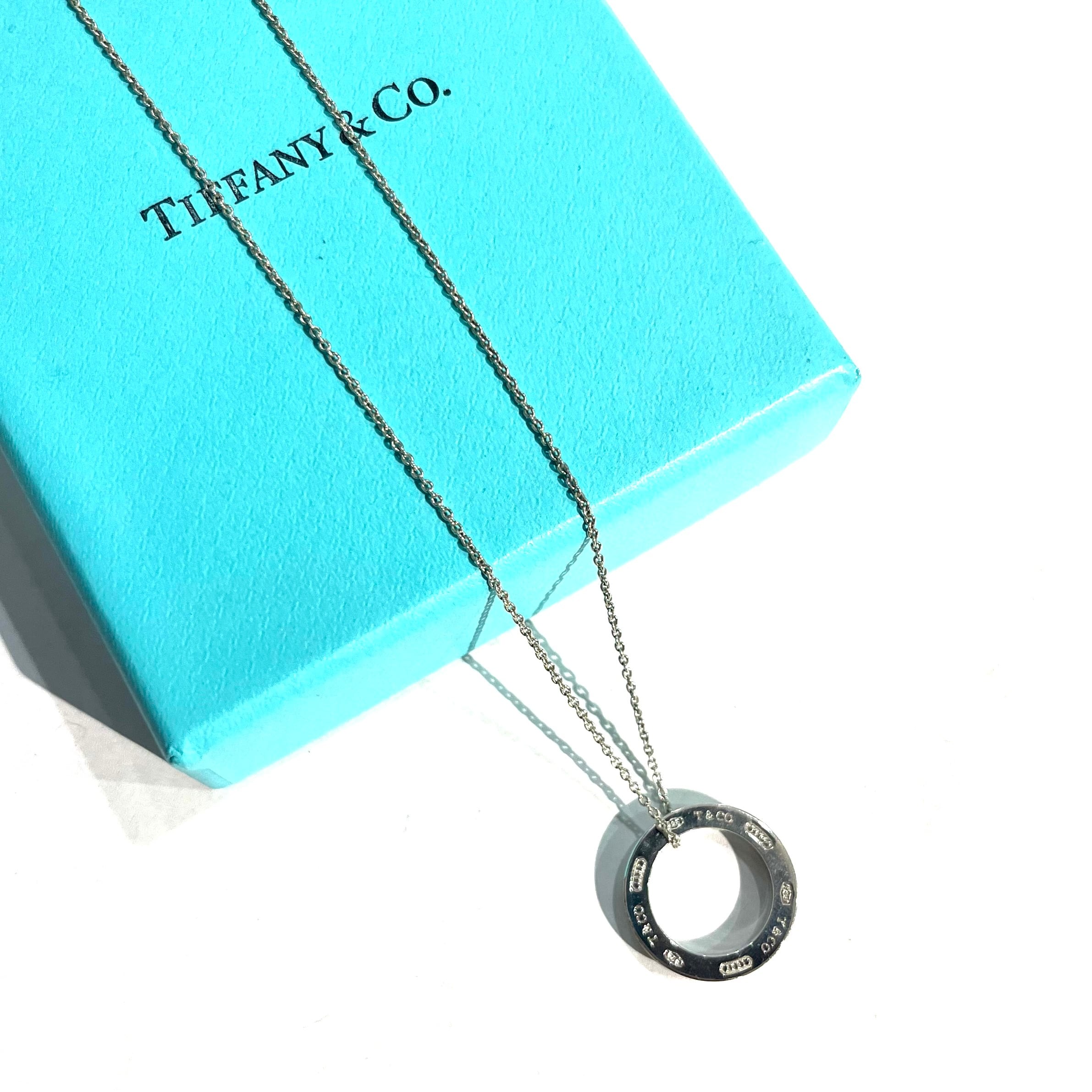 TIFFANY&CO.】1934 TIFFANY &CO サークルリングネックレスシルバー925