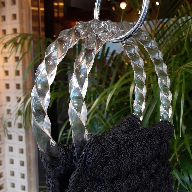 Vintage lucite handle bag / ヴィンテージ ルーサイトハンドル バッグ 