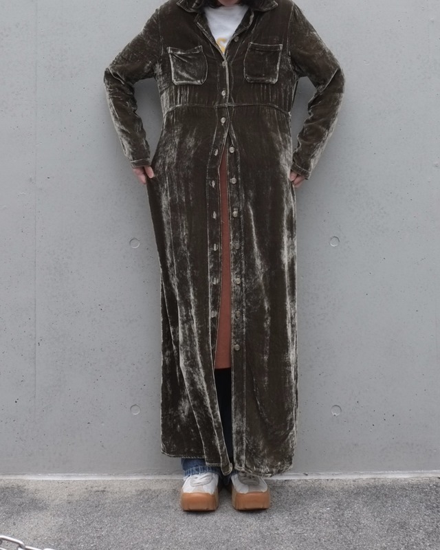 green velvet one-piece