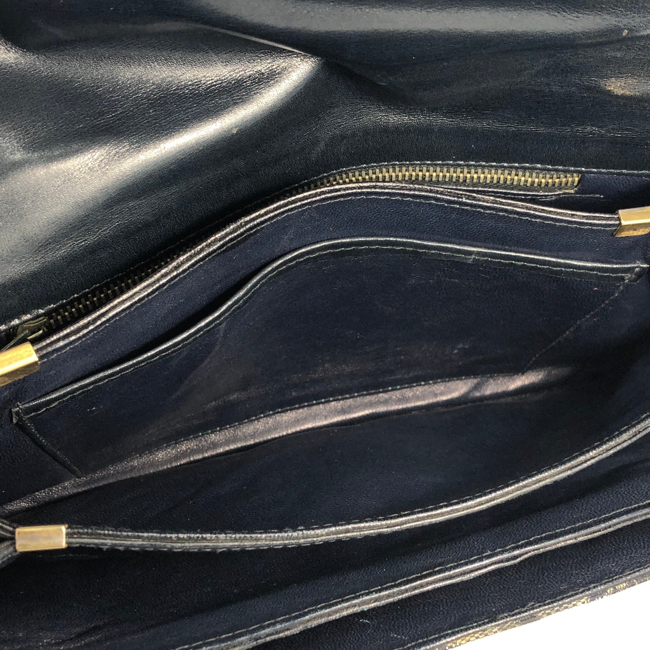 CELINE セリーヌ Cマカダム 馬車 ホースキャリッジ ジャガード×レザー