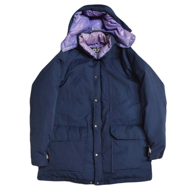 USED 70s Snow Lion Hooded Down jacket -Large 03169