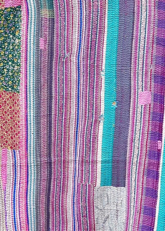 VINTAGE KANTHA QUILT_015