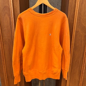 1990'S CHAMPION REVERSE WEAVE SWEAT SHIRT ORANGE SOLID