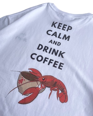【calm×zarigani】special collaboration tee <white>