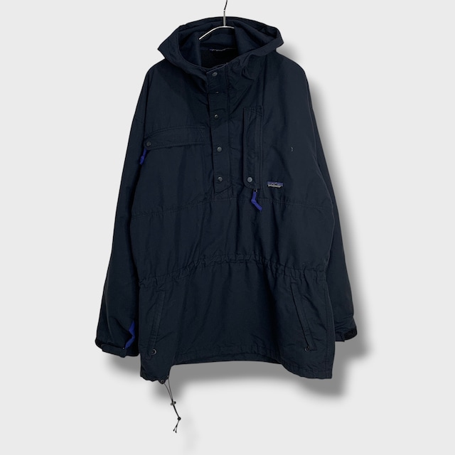80s patagonia 香港製　バックボウルアノラック　ブラック　M
