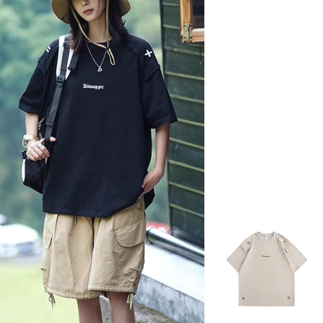 Embroidery tshirt M12389