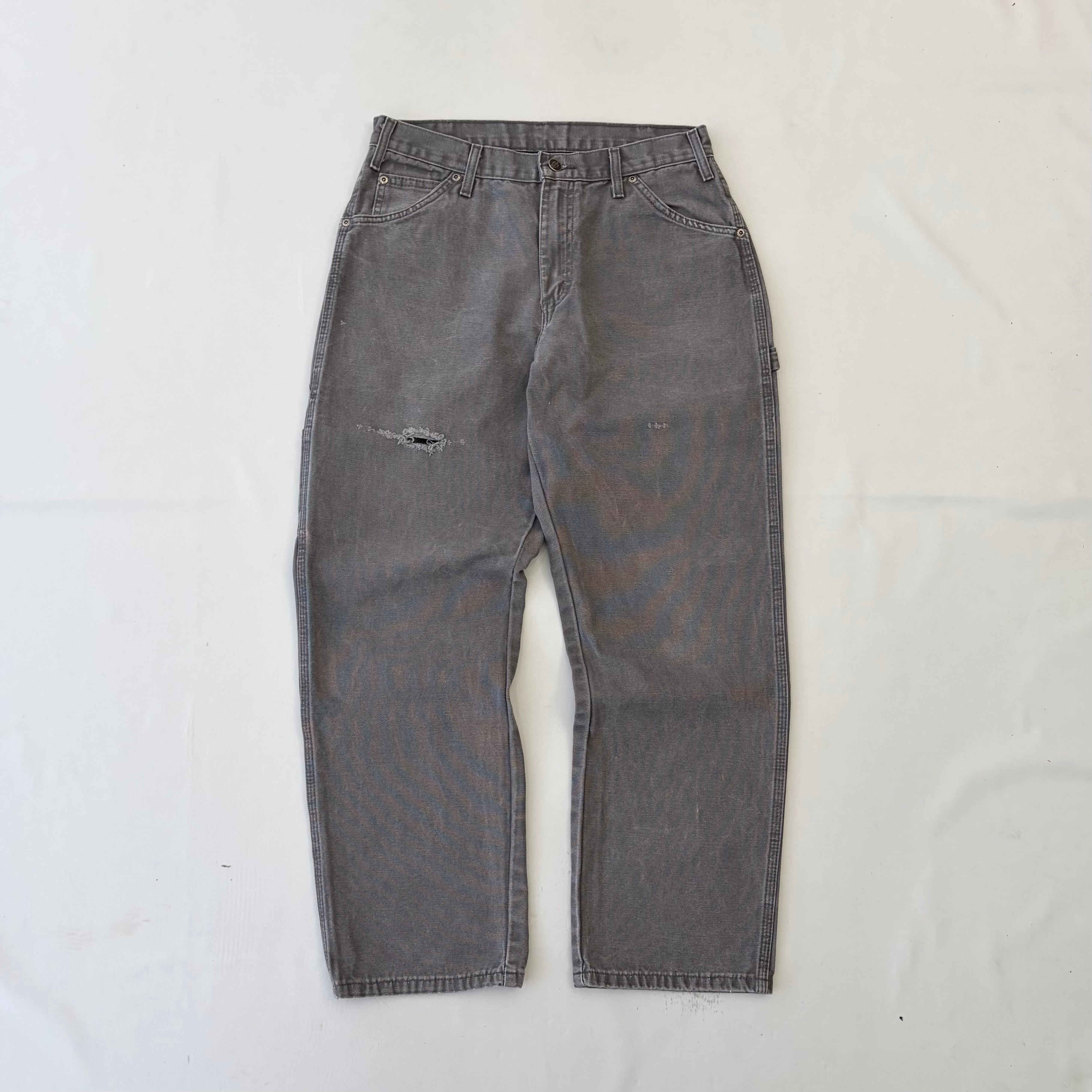 90's PERRY ELLIS コーデュロイパンツ グレージュ メンズW34L32 ペリー