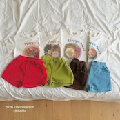 韓国子供服 / ninibello / Happy Meal T-shirt/ 半袖Tシャツ *XS~XXL*