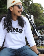 MMS RAGLAN! 3/4 SLEEVE /ホワイト
