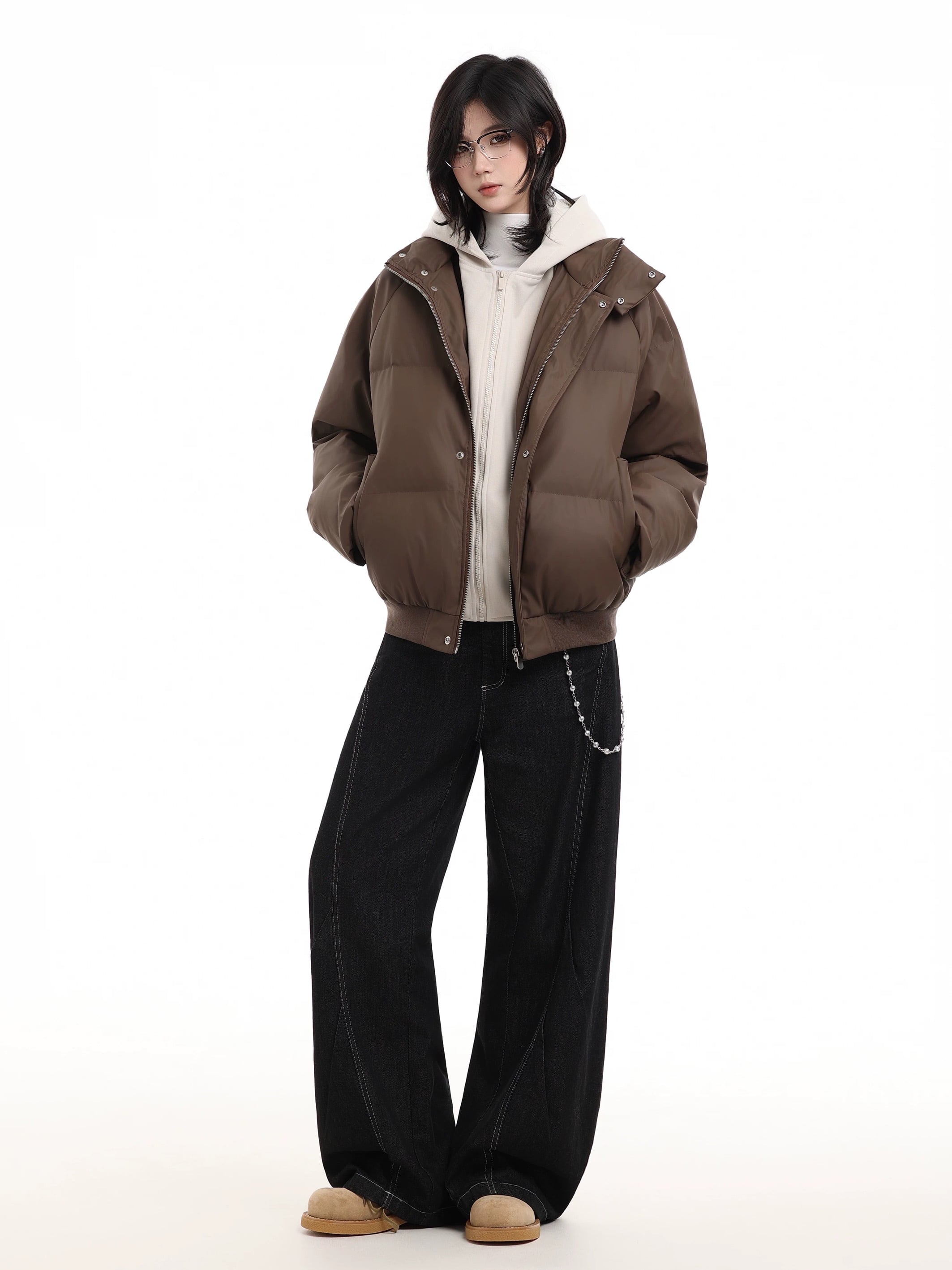 フェイクレイヤードダウンジャケット / FAKE LAYERED DOWN JACKET