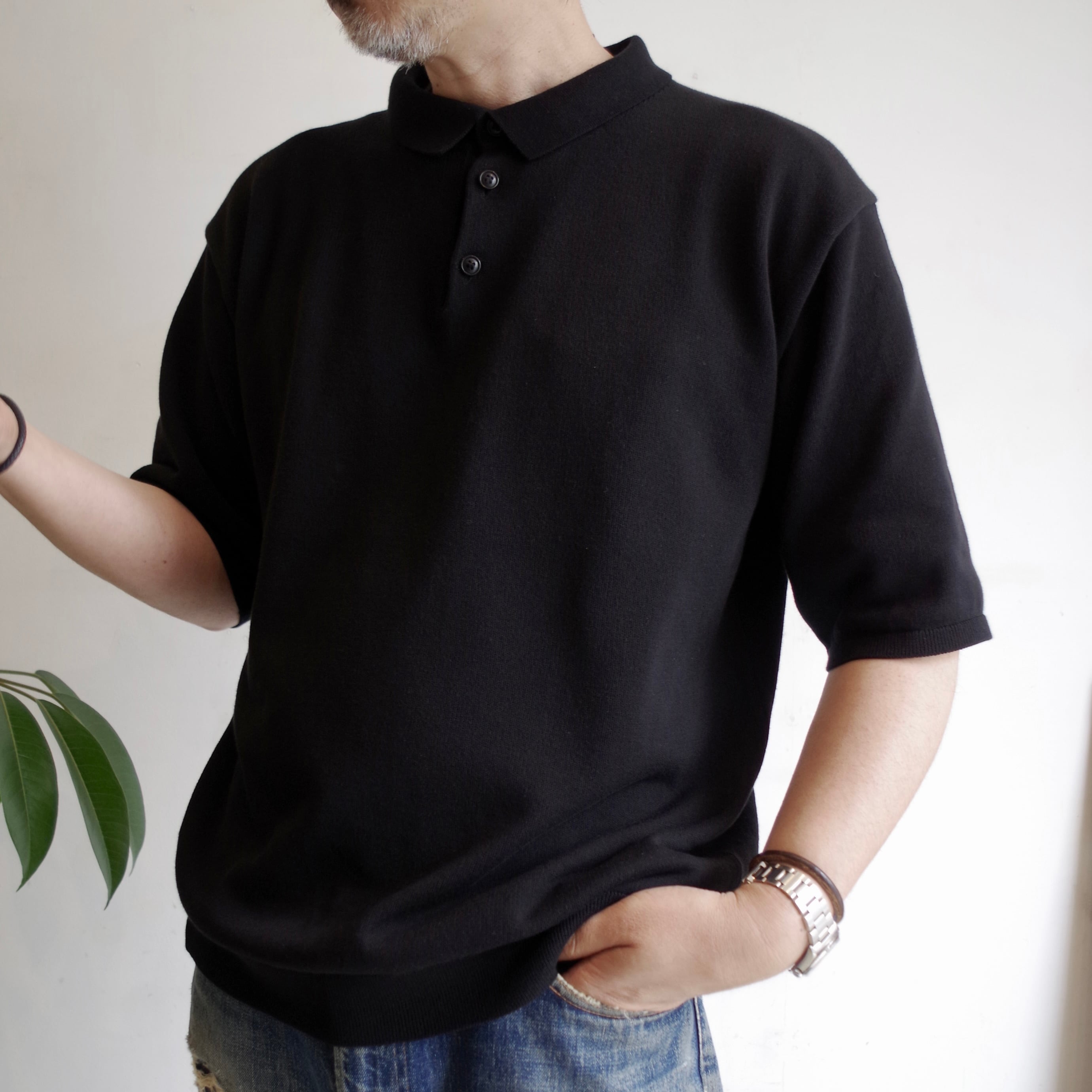 comm.arch. Supima Knitted Polo S/S | 1F Store