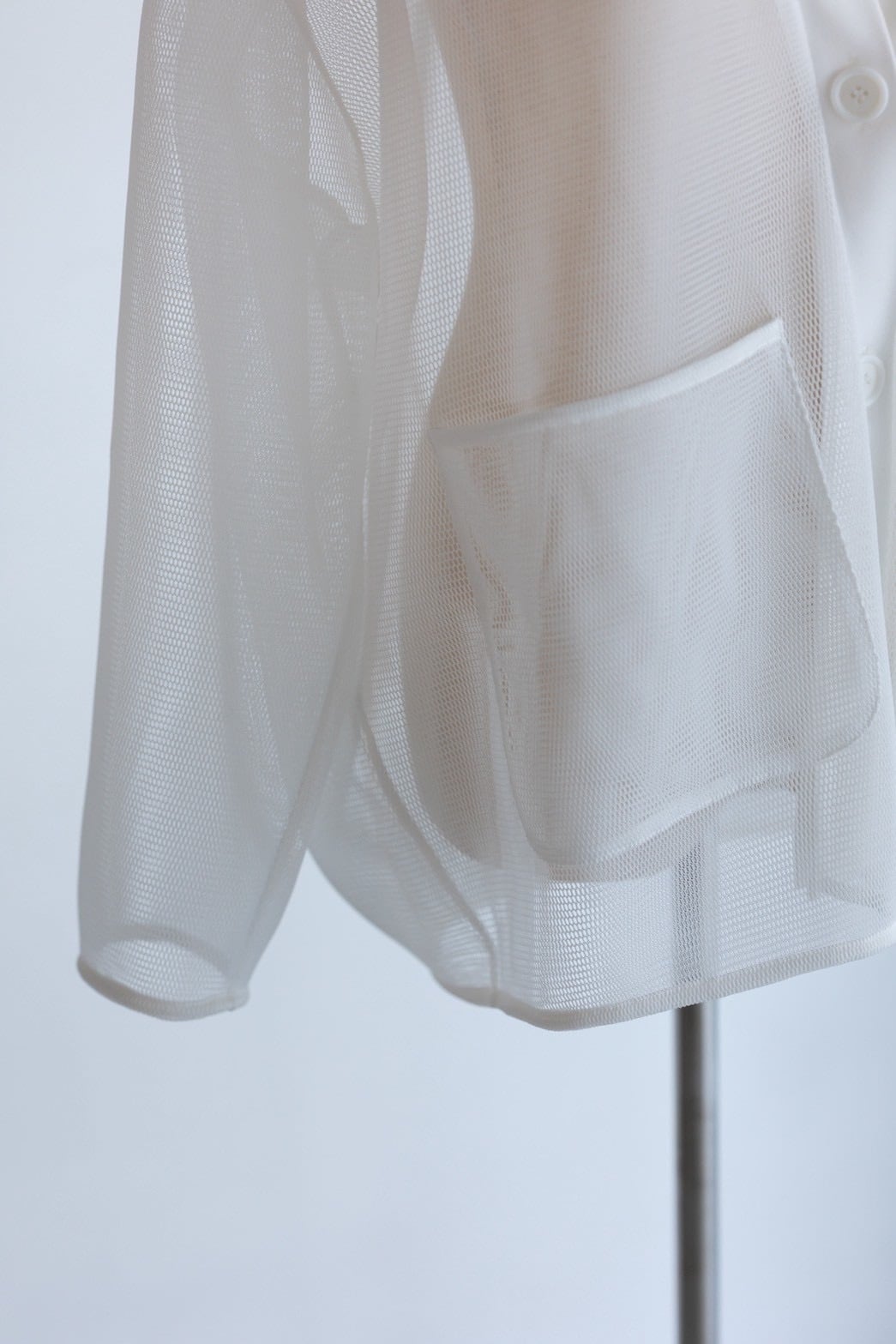 Y*O様 Pois double mesh cardigan double mesh Cardigan （ホワイト、ブラック）【予約販売】 | pois