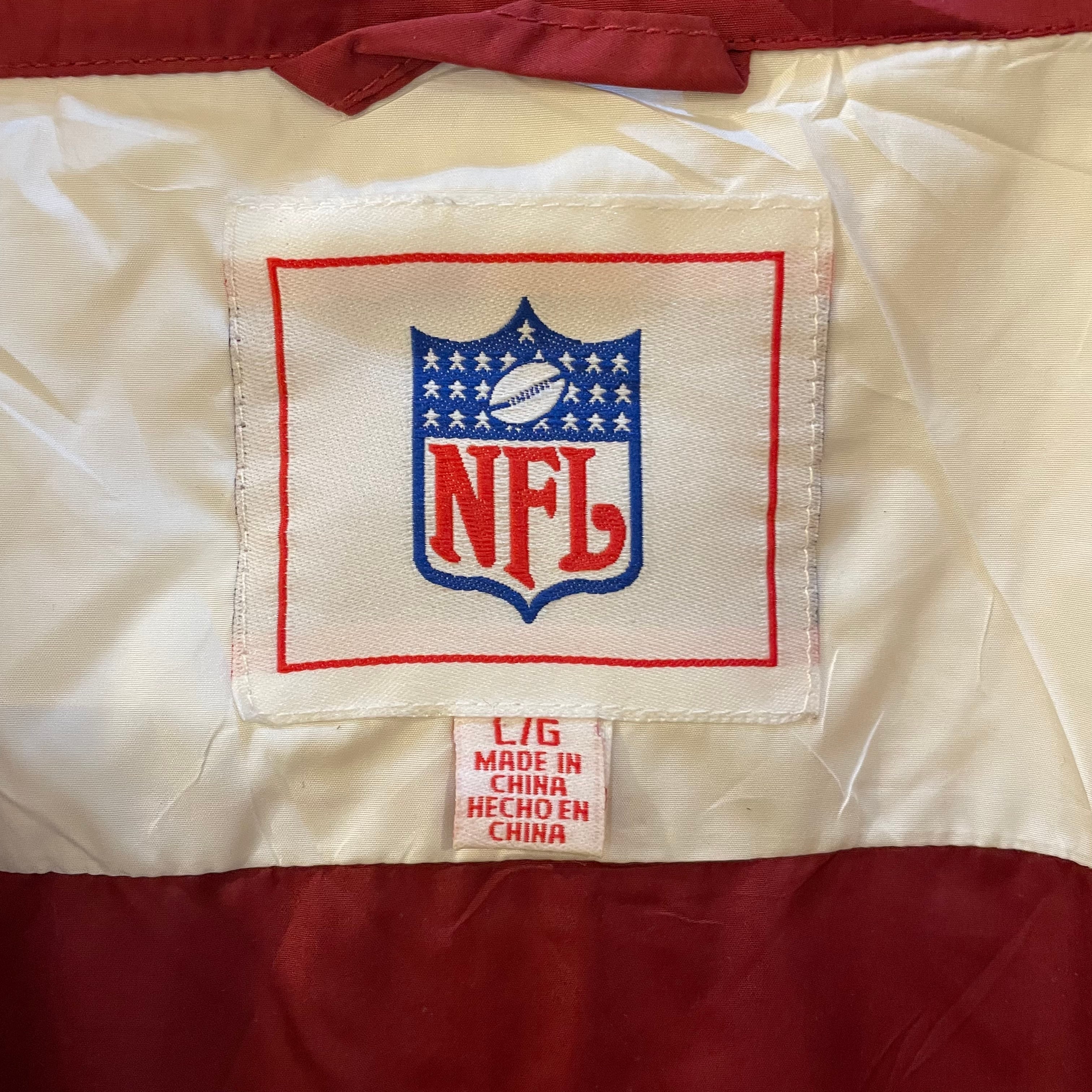 【大人気】STARTER×NFL ワシントンレッドスキンズ 刺繍 中綿ブルゾン