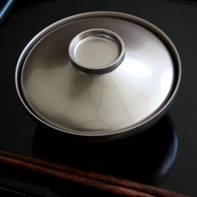 H-013 　平富士吸物椀　銀透き（洗浄機対応）