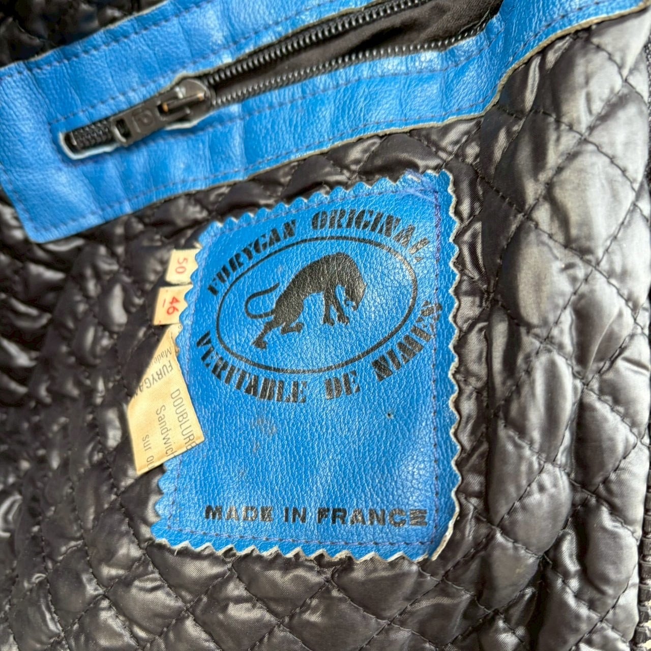 70s Furygan フュリガン フランス フレンチ ライダースジャケット