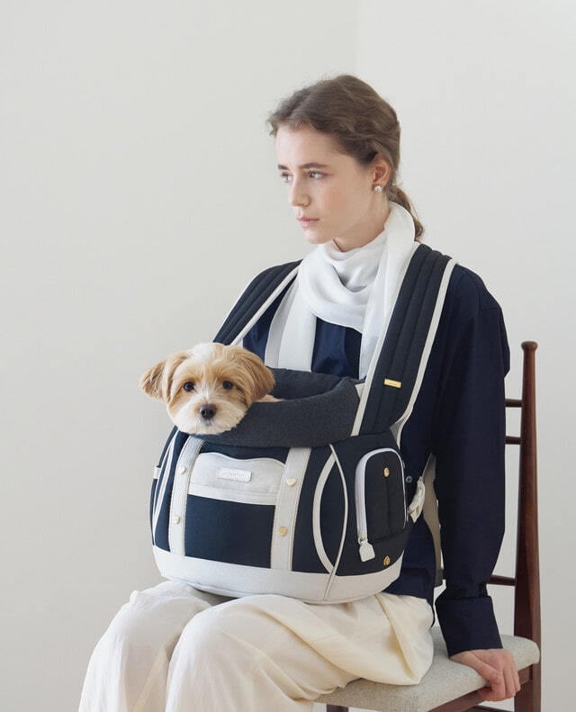 予約】[SEORU] Front Bag black | LUANA DOG