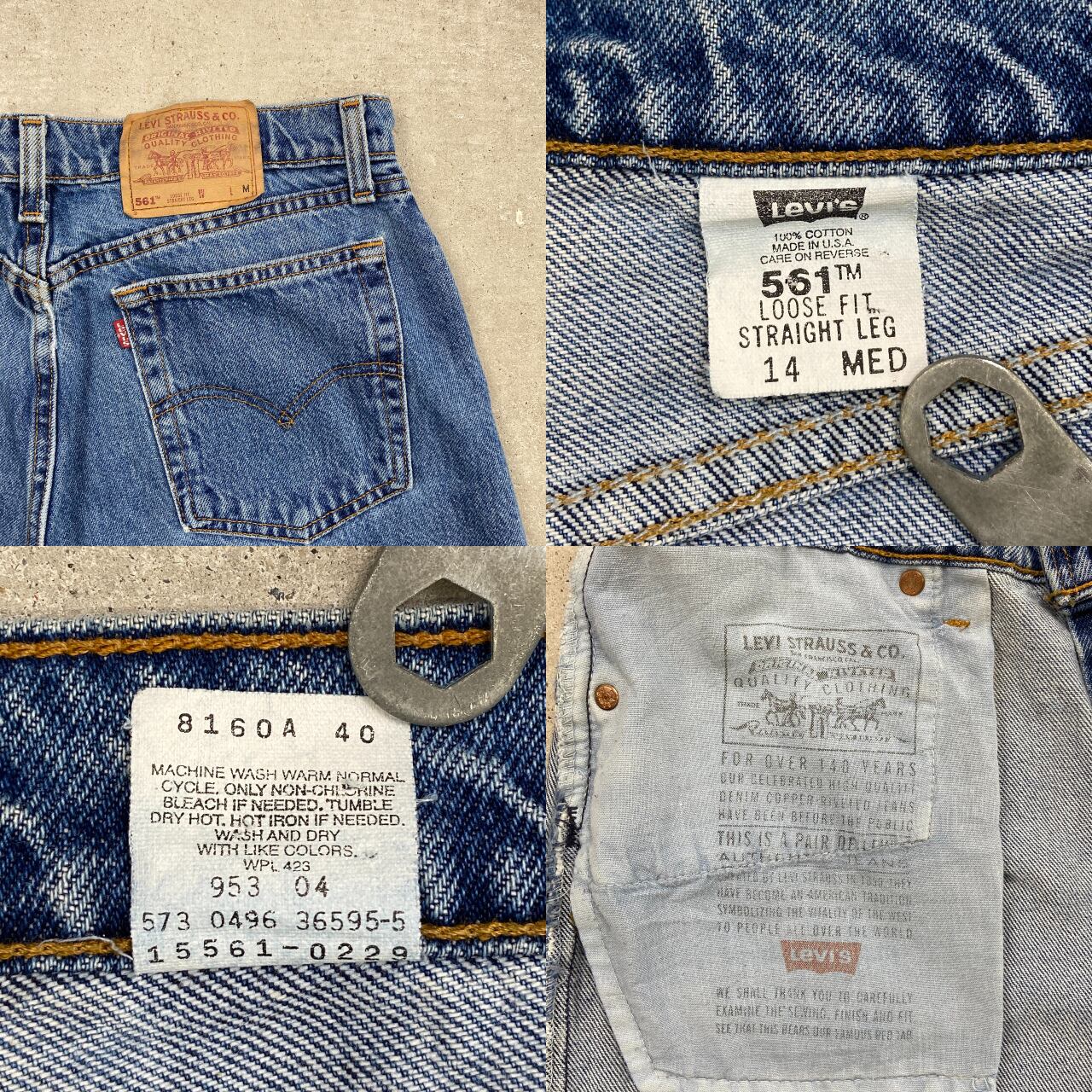古着通販】90年代 USA製 Levi