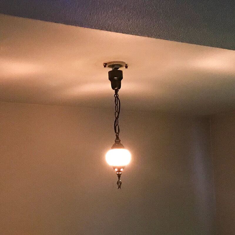 トルコランプ モザイクランプ 吊り下げ型シーリングランプ トルコ製 S