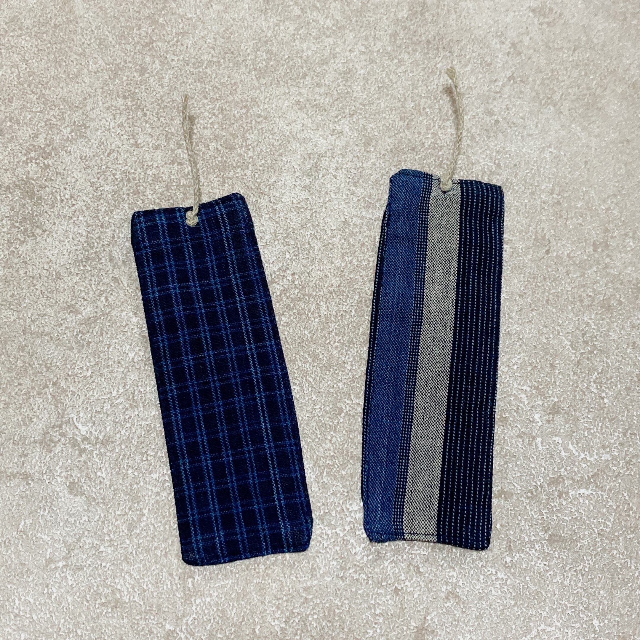 本の栞 みいと織 [松阪もめん] 綿100% 天然藍染 color