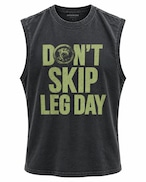 Dont_skip_leg_day_sleeveless_GRAY/YELLOW
