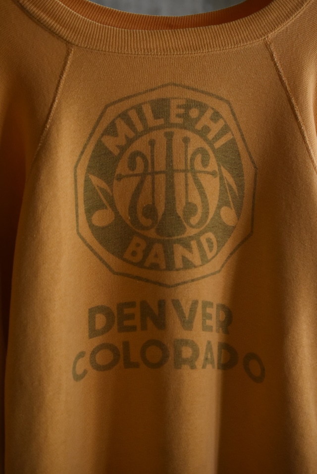 OK/60's water based print all cotton sweat.