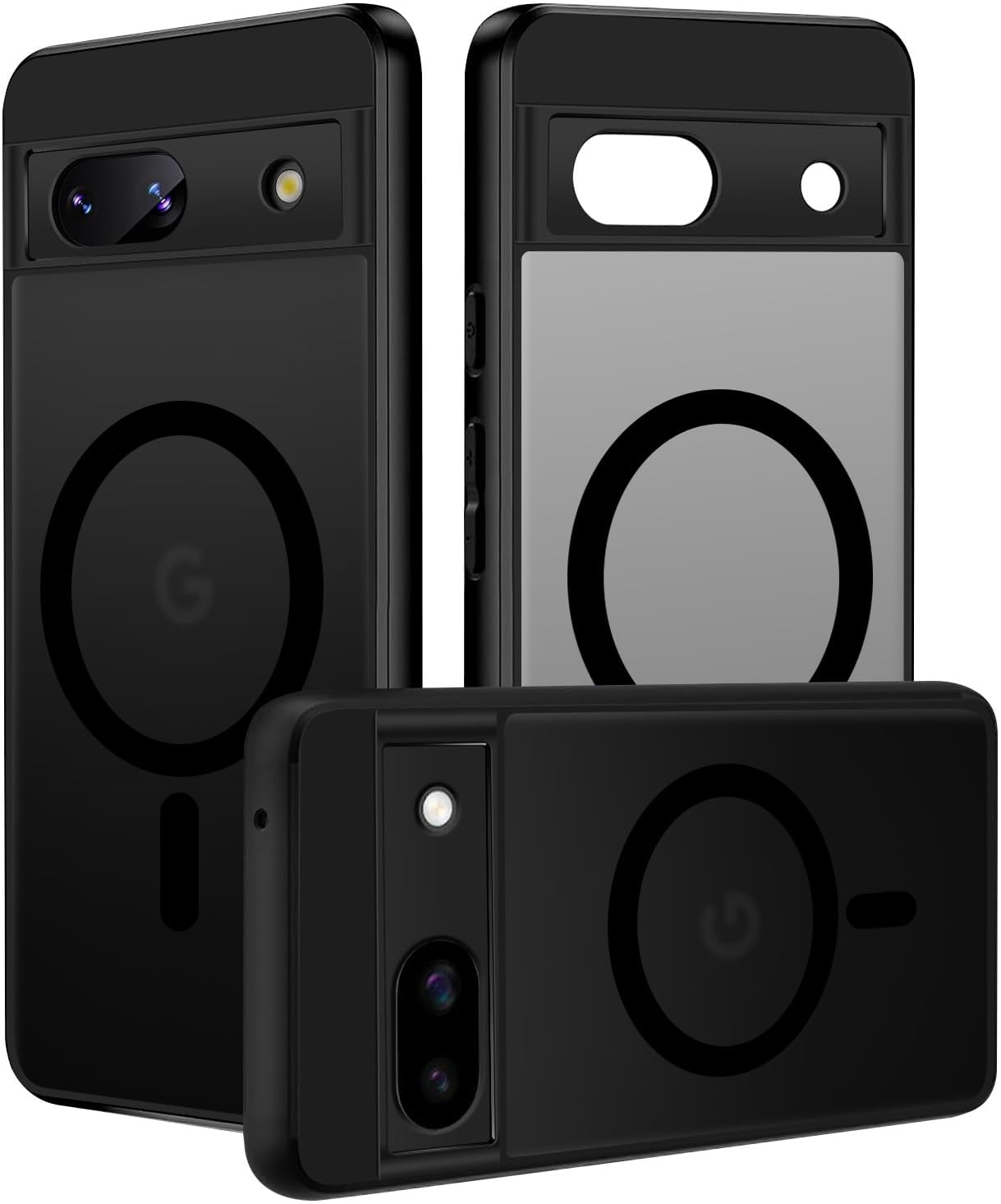 tuulaasii For Pixel 7A 用 ケース マット仕上げ グーグル ピクセル 7A 半透明 マグネット搭載 TPU PC