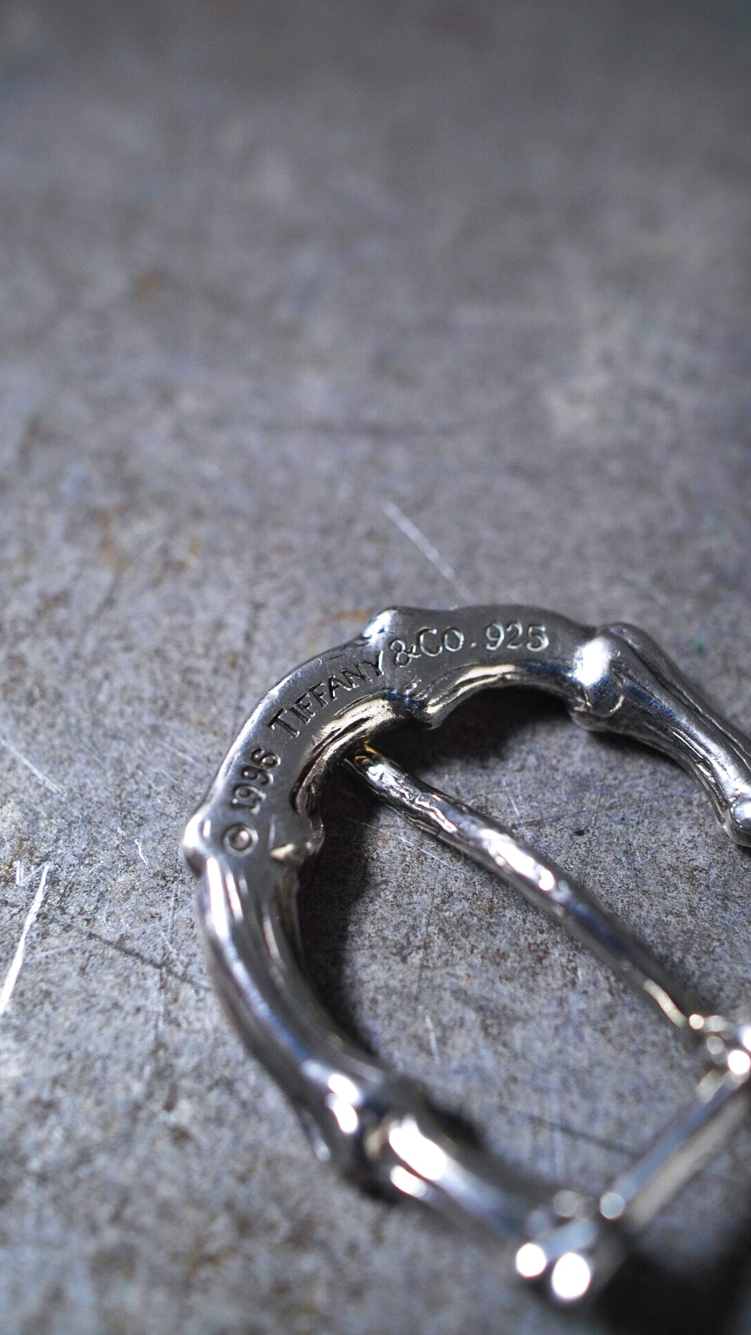 1996】TIFFANY&Co. ティファニー バンブー ベルト バックル《シルバー
