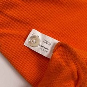 FRED PERRY フレッドペリー 鹿の子 半袖 ポロシャツ サイズ M /オレンジ/ヒットユニオン/男女でも