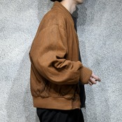 brown leather flight jacket