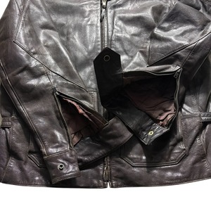 vintage 1980’s BANANA REPUBLIC leather sport jacket