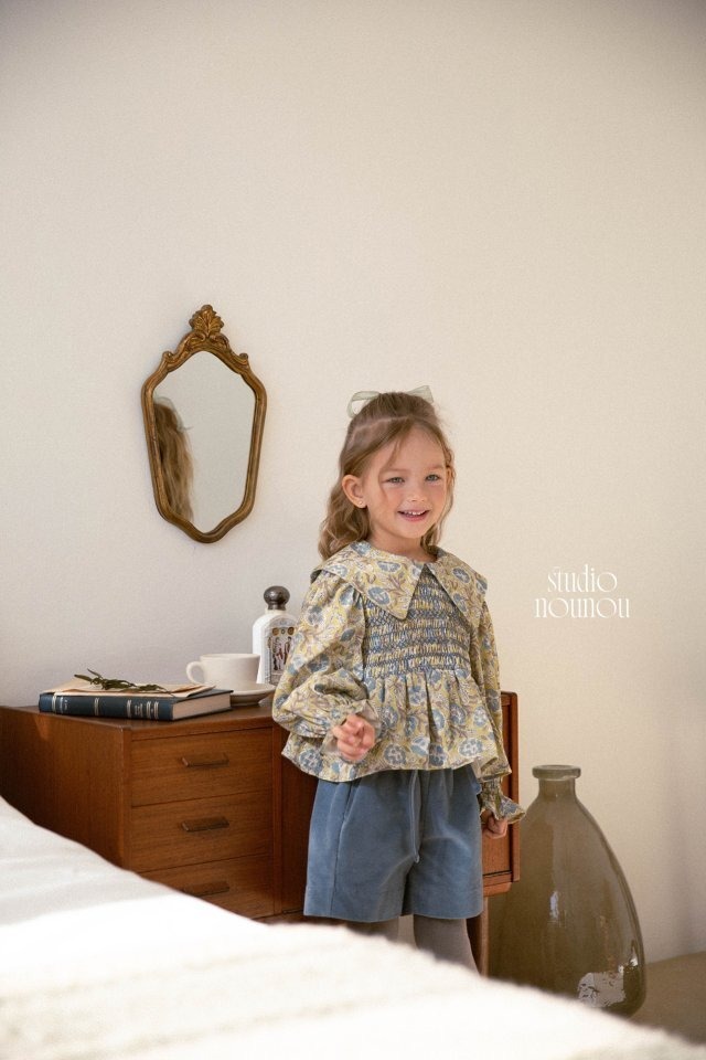 【予約商品】2025 冬 新作 STUDIO NOUNOU スタジオヌヌ 2色展開 ピピブラウス_ナソム