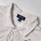 POLO RALPH LAUREN ポロ ラルフローレン ビッグポニー 鹿の子 半袖 ポロシャツ XL/ホワイト メンズ