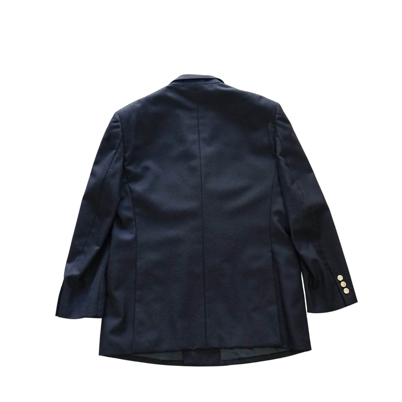 DAKS ダブルジャケット ネイビーブレザー 金ボタン M〜L程度｜NA360