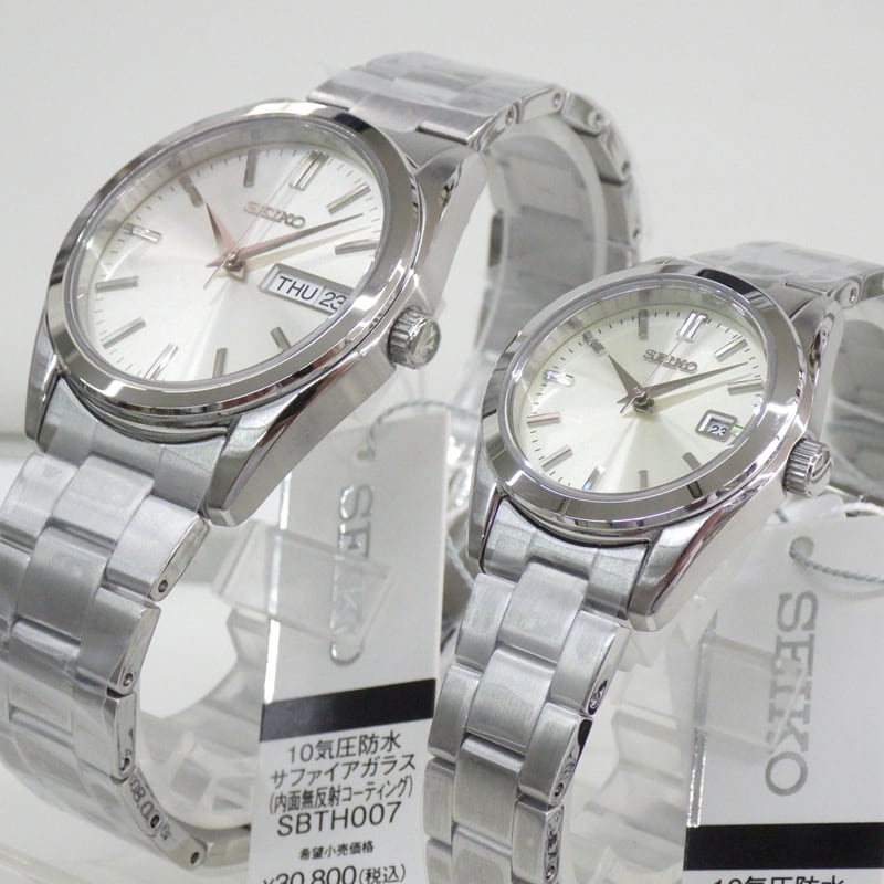 SEIKO セイコーセレクション SBTH007&HFH001P シャンパンゴールド ペア