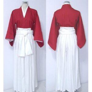 DK2052 ☆るろうに剣心☆ 緋村剣心（ひむら けんしん） 赤和装 　コスプレ衣装　完全オーダメイドも対応可能 K2052 るろうに剣心☆ 緋村剣心（ひむら けんしん） 赤和装 コスプレ