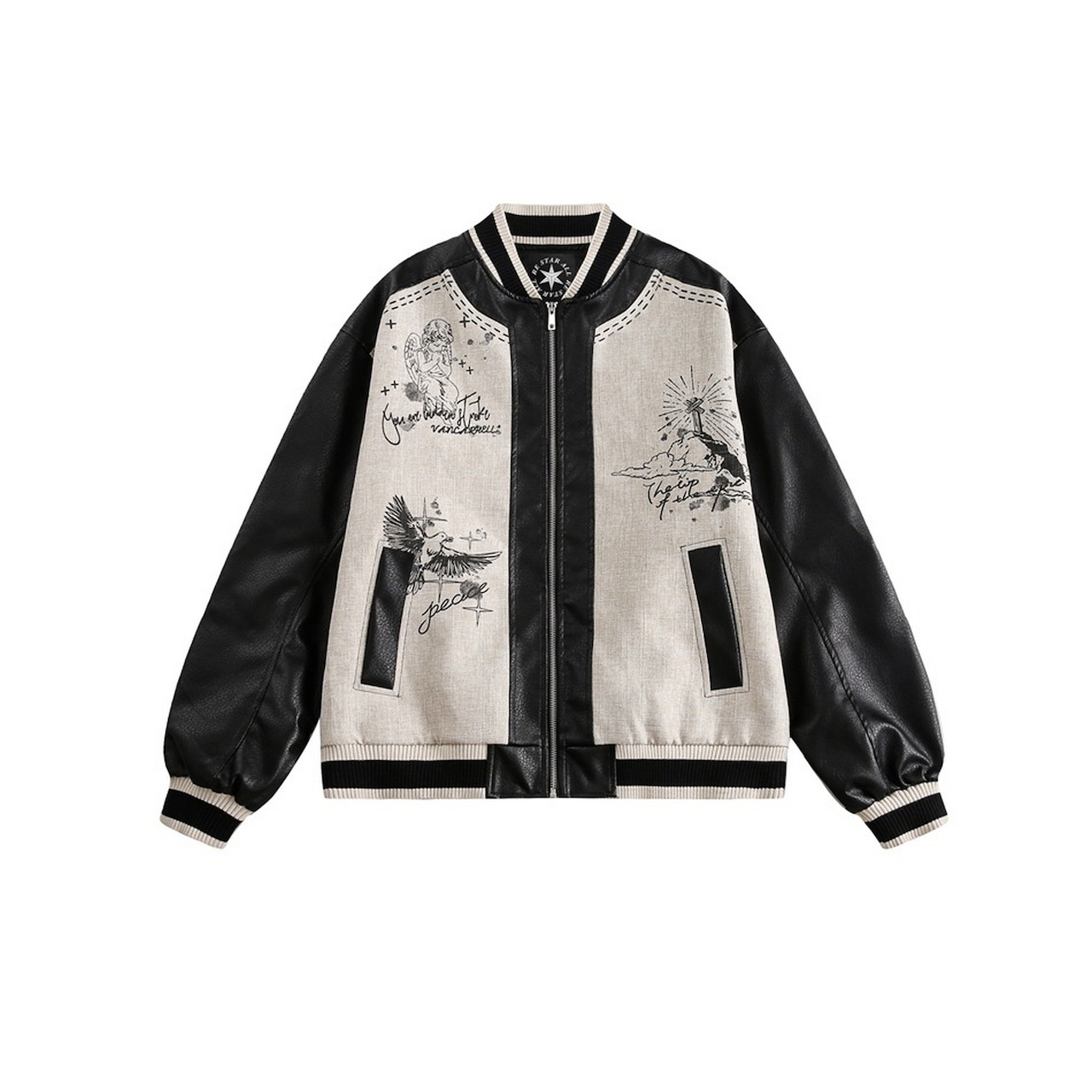 ストリート PUスリーブジャケット T1186