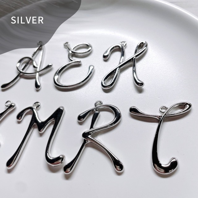 initial silver 【topping】