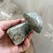 オーシャンジャスパーマッシュルーム*231143*天然石きのこ型*天然石インテリア*置き物*インテリアストーン