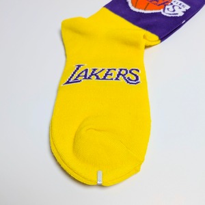 【 Los Angeles Lakers / ロサンゼルス レイカーズ 】 crew socks / クルーソックス / 靴下 / ソックス〚アメリカン雑貨 アメトイ〛