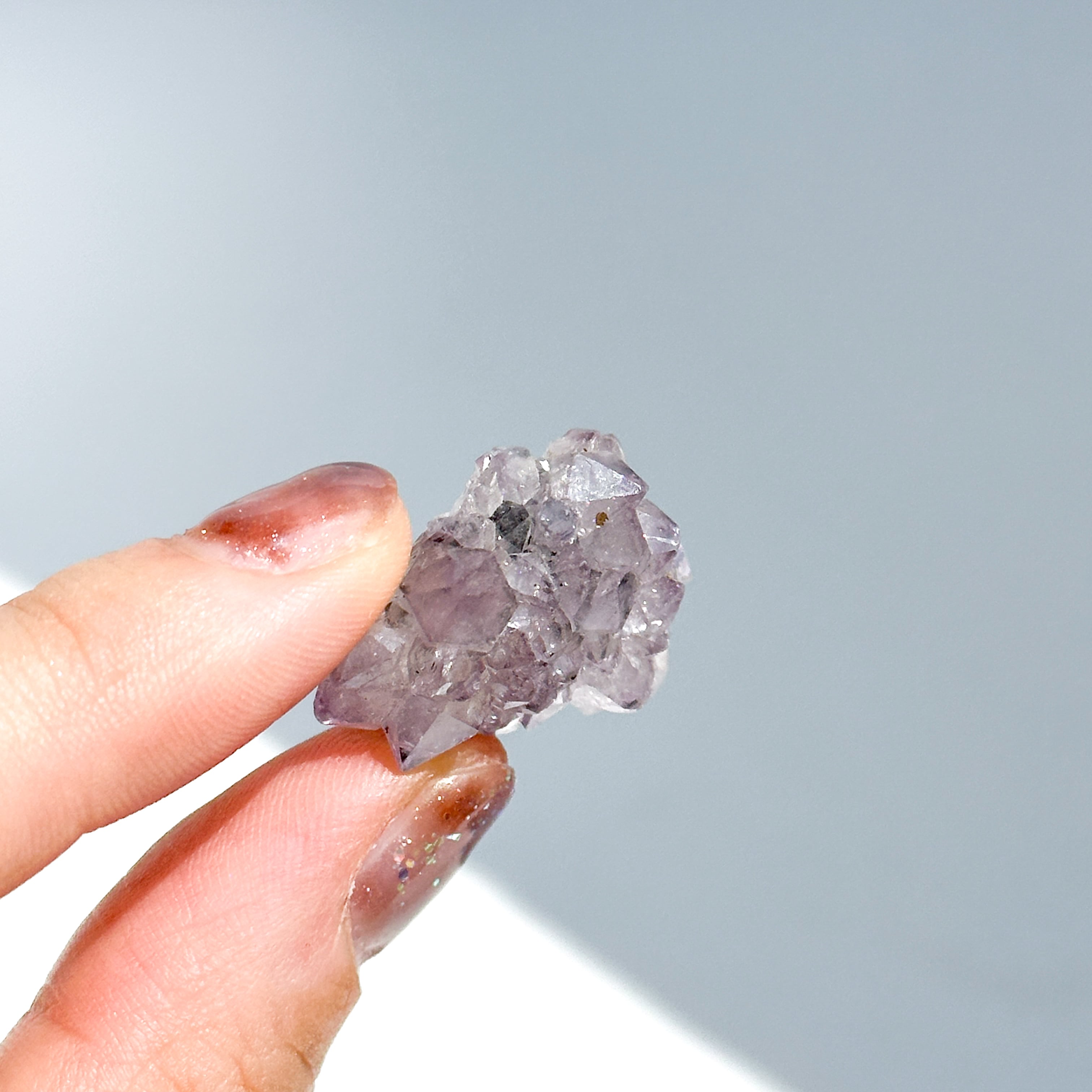 ウルグアイ産フラワーアメジスト 原石72◇ Flower Amethyst ◇天然石