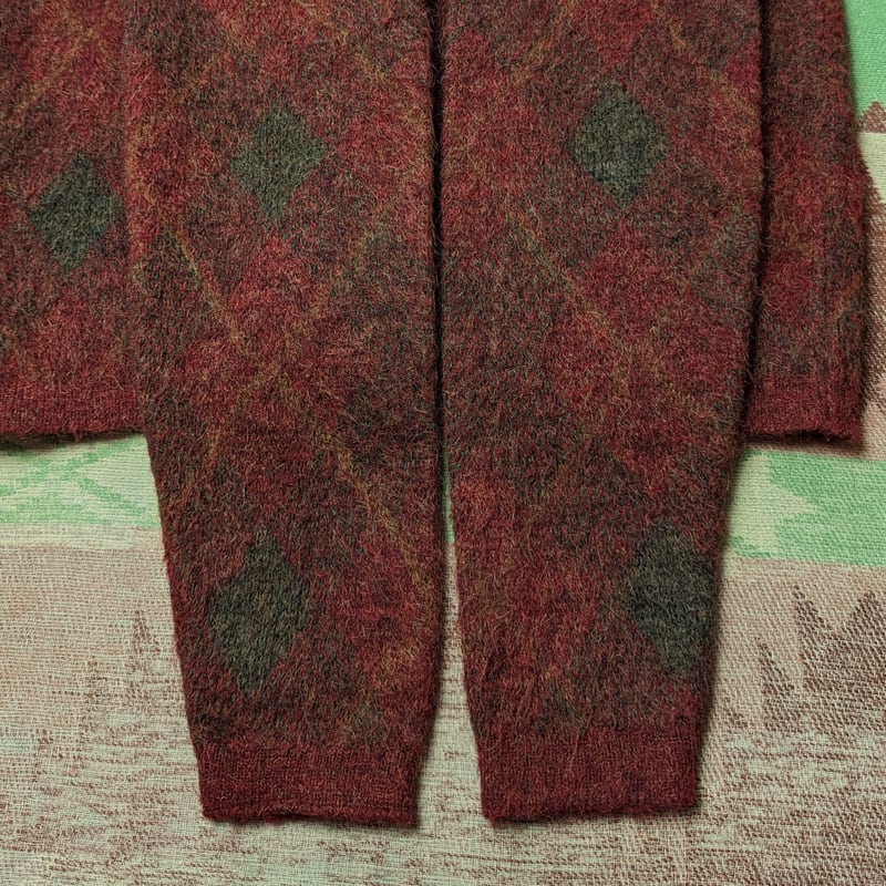 60s T.N.T. ROBERT BRUCE Mohair Cardigan （L）