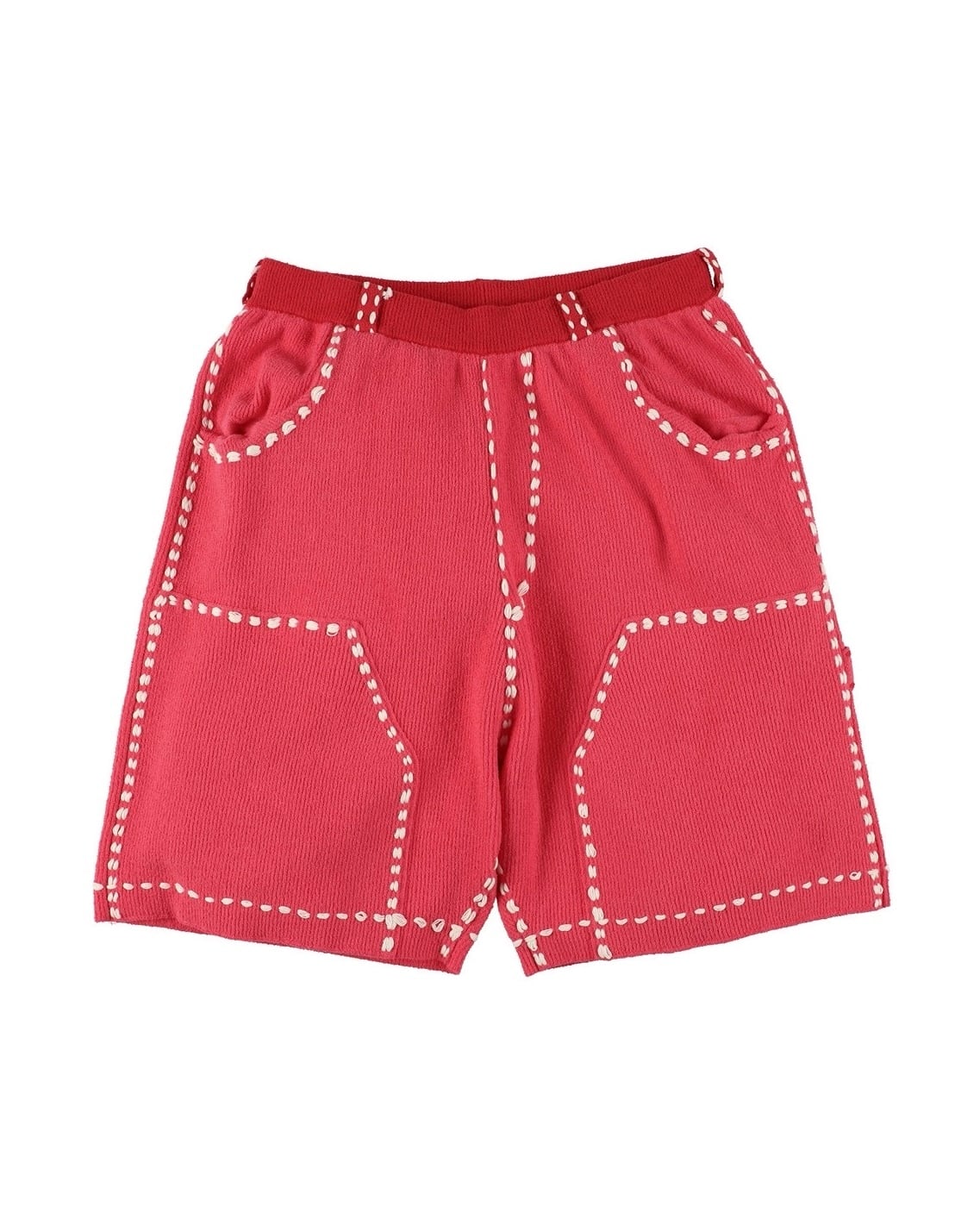 PHINGERIN【SUMMER PG1 DOUBLE KNEE SHORTS RED x PINK】