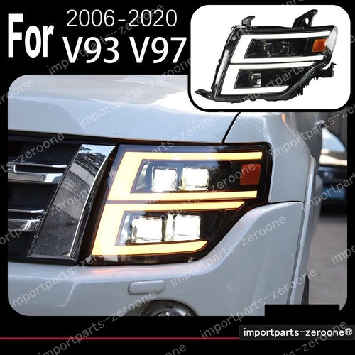 三菱　パジェロ　V93　アップグレードヘッドライト2006〜2020　V97　V87　V95　Headlight All 　　-HAD-1006