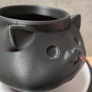 猫鉢【M・黒猫】【画像はSサイズのもの】