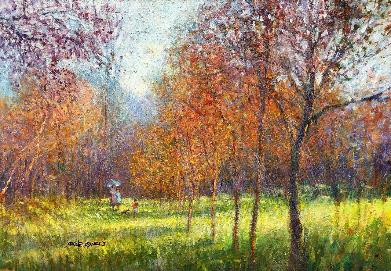 秋雨の中の散歩 | A Walk in Autumn Rain