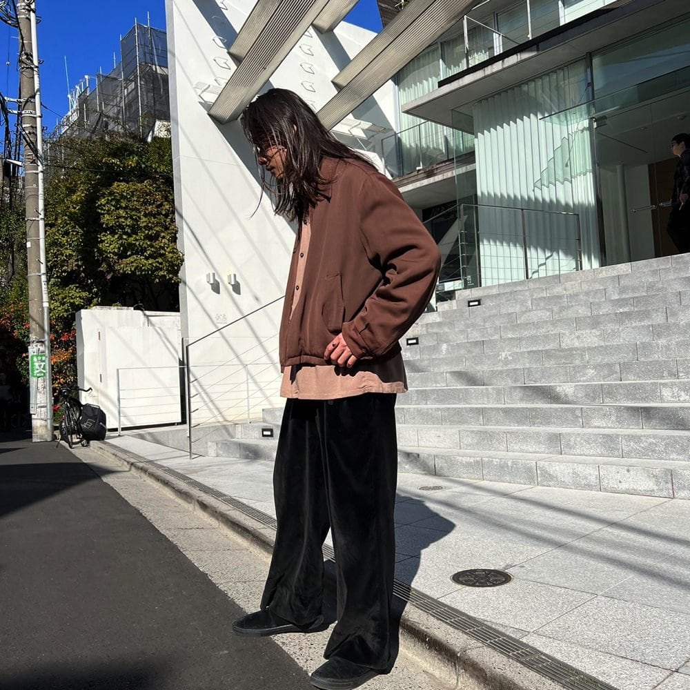 Vintage Rayon Gabardine Drizzler Jacket Gabardine [1950s-] Vintage