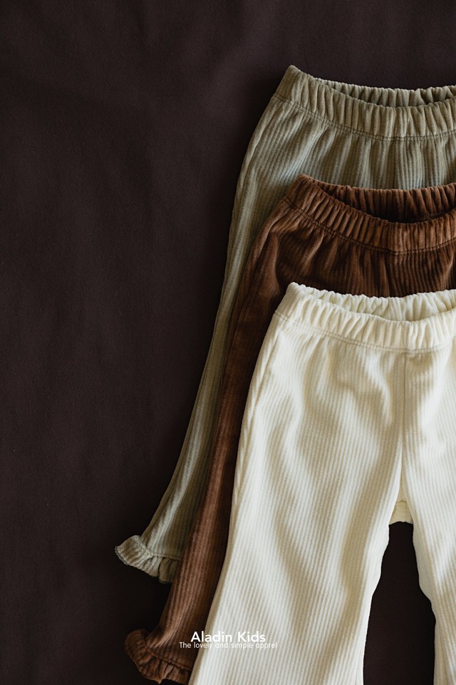 【予約商品】aladin / Mink frill Boot cut