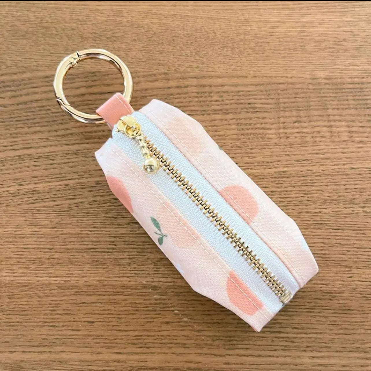 レジ袋ホルダー ランドセルキーケース 携帯ゴミ袋ポーチ フラワー